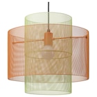 Hängeleuchte Netz orange/hellgrün von SOLVINDEN im aktuellen IKEA Prospekt für 34,99 €