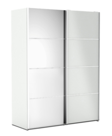 ARMOIRE 2 PORTES COULISSANTES GLASS - But à Albi ARMOIRE 2 PORTES COULISSANTES GLASS en promo chez But Albi à 299,99 €