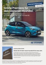 Hyundai Prospekt "Große Premiere für den kleinsten Hyundai.", 8 Seiten, für Näherhof, 18.01.2020 - 14.02.2020 Hyundai Prospekt "Große Premiere für den kleinsten Hyundai.", 8 Seiten, für Näherhof, 18.01.2020 - 14.02.2020