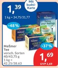 Tee Angebote von Meßmer bei budni Pinneberg für 1,39 €
