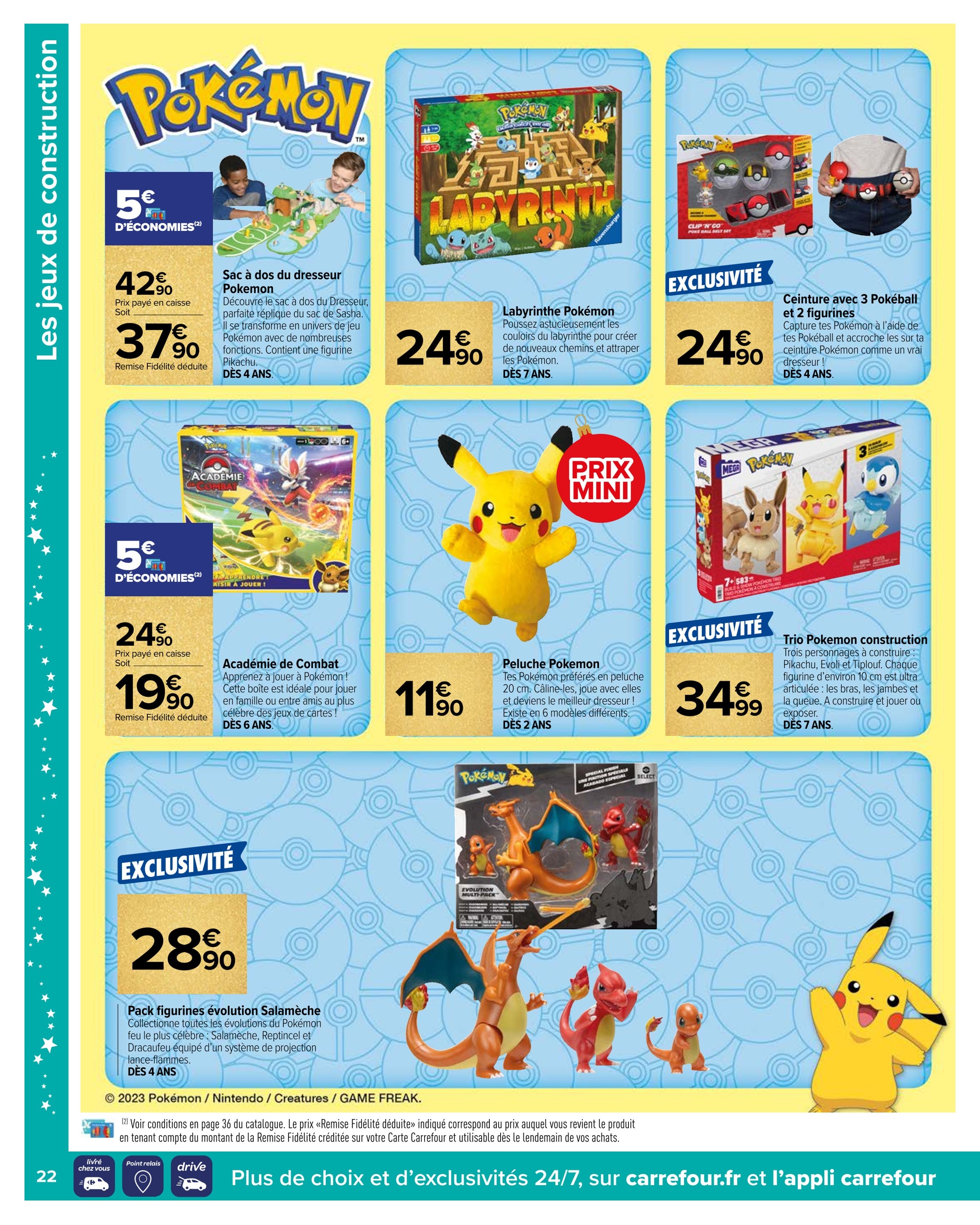 Promo Pikachu interactif et ses accessoires chez Intermarché
