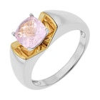 Promo Bague en or jaune et argent rhodié quartz rose à 149,00 € dans le catalogue E.Leclerc à Saint-Pierre-du-Mont