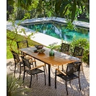 L'ENSEMBLE TABLE EXTENSIBLE GAYA + 6 FAUTEUILS GAYA - HYBA - Carrefour Market à Saint-Nazaire L'ENSEMBLE TABLE EXTENSIBLE GAYA + 6 FAUTEUILS GAYA - HYBA en promo chez Carrefour Market Saint-Nazaire à 399,00 €