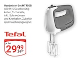 Handmixer-Set HT450B im Angebot bei GLOBUS in Bruchsal Handmixer-Set HT450B Angebote von Tefal bei GLOBUS Bruchsal für 29,99 €