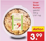 Aktuelles Unser Bester Kuchen Angebot bei Netto Marken-Discount in Darmstadt ab 3,99 €