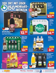 Warsteiner im Netto Marken-Discount Prospekt "Aktuelle Angebote" mit 58 Seiten (Zwickau)
