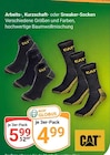 Arbeits-, Kurzschaft- oder Sneaker-Socken im Angebot bei GLOBUS in Kerpen Arbeits-, Kurzschaft- oder Sneaker-Socken Angebote von CAT bei GLOBUS Kerpen für 4,99 €