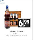 Cola Mix im Angebot bei Hieber in Weil am Rhein Cola Mix Angebote von Lieler bei Hieber Weil am Rhein für 6,99 €