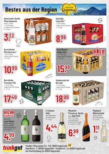 Cola im aktuellen Trinkgut Prospekt (Ingolstadt) Cola im Trinkgut Prospekt "Aktuelle Angebote" mit 4 Seiten (Ingolstadt)