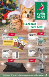 Aktueller Kiebitzmarkt Prospekt mit Hundefutter, "Leckeres zum Fest!", Seite 1