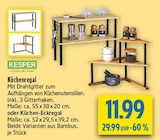Küchenregal Angebote von KESPER bei diska Plauen für 11,99 €