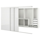 Kleiderschrank+Schiebetüren begehb. weiß Hokksund/Hgl hgra von SKYTTA / PAX im aktuellen IKEA Prospekt für 1.725,00 €