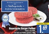 Bayerische Burger Patties von Südbayerische Fleischwaren im aktuellen EDEKA Prospekt für 1,69 €