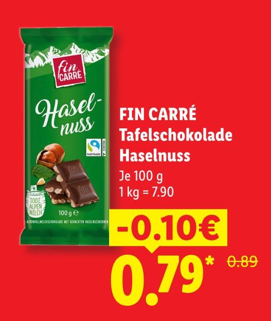 Tafelschokolade Haselnuss