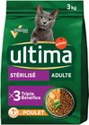 Croquettes pour chat stérilisé adulte poulet - ULTIMA en promo chez Intermarché Hyper Croquettes pour chat stérilisé adulte poulet - ULTIMA dans le catalogue Intermarché Hyper