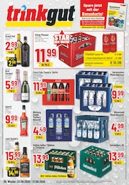 Trinkgut Prospekt für Velbert: "Aktuelle Angebote", 6 Seiten, 22.09.2025 - 27.09.2025