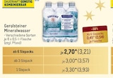 Mineralwasser von Gerolsteiner im aktuellen Metro Prospekt für 3,21 €