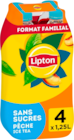 THÉ PÊCHE SANS SUCRES LIPTON - LIPTON en promo chez Auchan Hypermarché THÉ PÊCHE SANS SUCRES LIPTON - LIPTON dans le catalogue Auchan Hypermarché