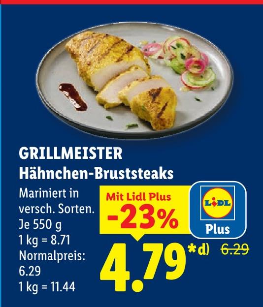 Hähnchen-Bruststeaks