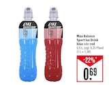 Sport Iso Drink blue oder red Angebote von Max Balance bei Marktkauf Aschaffenburg für 0,69 €