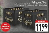 Pilsner im Angebot bei E center in Mettmann Pilsner Angebote von Radeberger bei E center Mettmann für 11,99 €