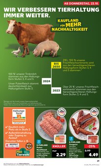 Hackfleisch im aktuellen Kaufland Prospekt (Fürth) Hackfleisch im Kaufland Prospekt "Aktuelle Angebote" mit 61 Seiten (Fürth)