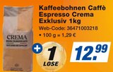 Kaffeebohnen Caffè Angebote bei expert Suhl für 12,99 €