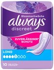 Discreet Inkontinenz-Einlagen Long von Always im aktuellen REWE Prospekt