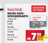 MICRO-SDXC-SPEICHERKARTE Angebote von SanDisk bei E center Schwäbisch Gmünd für 7,99 €