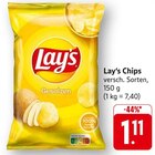 Gesalzen im Angebot bei EDEKA in Homburg Gesalzen Angebote von Lay's bei EDEKA Homburg für 1,11 €
