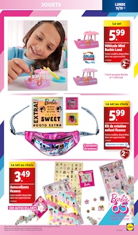 Promo Poupée Barbie dans le catalogue Lidl du moment à la page 65