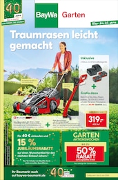 BayWa Bau- und Gartenmärkte Prospekt für Balingen mit 8 Seiten BayWa Bau- und Gartenmärkte Prospekt für Balingen: "Traumrasen leicht gemacht", 8 Seiten, 01.06.2026 - 06.06.2026