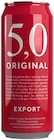 Export von 5,0 Original für 11,00 € bei REWE im Angebot Export von 5,0 Original im aktuellen REWE Prospekt