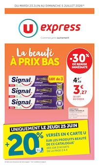 Catalogue U Express de la semaine "U Express" avec 1 pages, valide du 23/06/2026 au 05/07/2026 pour Le Grand-Quevilly et alentours Prospectus U Express de la semaine "U Express" avec 1 pages, valide du 23/06/2026 au 05/07/2026 pour Le Grand-Quevilly et alentours