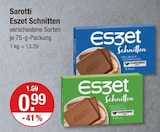 Eszet Schnitten im V-Markt Prospekt Eszet Schnitten von Sarotti im aktuellen V-Markt Prospekt für 0,99 €