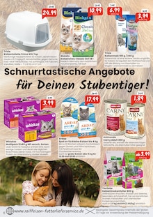 Katzenfutter im aktuellen Raiffeisen Rhein-Ahr-Eifel Handelsgesellschaft mbH Prospekt (Bonn) Katzenfutter im Raiffeisen Rhein-Ahr-Eifel Handelsgesellschaft mbH Prospekt "Mit uns wird dein Herbst bunt!" mit 8 Seiten (Bonn)