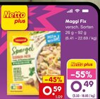 Maggi Fix bei Netto Marken-Discount im Prospekt "" für 0,49 €