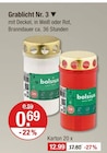 Grabkerze im V-Markt Prospekt Grablicht Nr. 3 von Bolsius im aktuellen V-Markt Prospekt für 0,69 €