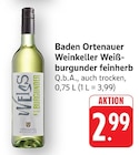 EDEKA - Weißburgunder feinherb Angebot im Prospekt Weißburgunder feinherb bei EDEKA im Prospekt "" für 2,99 €