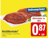 Holzfällersteaks im EDEKA Prospekt Holzfällersteaks von im aktuellen EDEKA Prospekt für 0,87 €