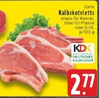 Zarte Kalbskoteletts Angebote von KDK Deutsches Kalbfleisch bei EDEKA Lippstadt für 2,77 €