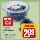 Heidelbeeren Angebote von REWE Beste Wahl bei REWE Kleve für 2,99 €
