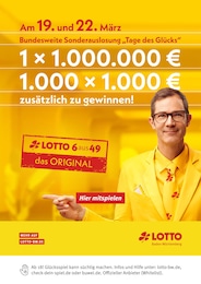 Lotto Baden-Württemberg Prospekt für Villingen-Schwenningen: "Beim Zeus, ist der göttlich.", 1 Seite, 17.03.2025 - 22.03.2025