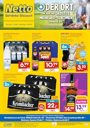 Netto Marken-Discount Prospekt für Brandenburg: "DER ORT, AN DEM DU IMMER AUSGEZEICHNETE PREISE FINDEST.", 6 Seiten, 11.05.2026 - 16.05.2026