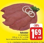 Aktuelle Rindfleisch Angebote bei EDEKA in Chemnitz Aktuelles Kalbsleber Angebot bei EDEKA in Chemnitz ab 1,69 €