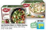 Gemüse-Ideen Italienische Art im Angebot bei E center in Tübingen Gemüse-Ideen Italienische Art Angebote von Iglo bei E center Tübingen für 1,99 €