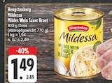 Mildessa Mildes Wein Sauer Kraut Angebote von Hengstenberg bei EDEKA Leipzig für 1,49 €