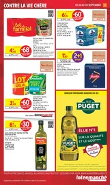 Promos Huile d'olive vierge dans le catalogue "Intermarché" de Intermarché Express Huile d'olive vierge en promo dans le catalogue Intermarché Express à la page 19