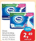Wisch & Weg Küchentücher von Zewa für 2,49 € bei budni im Angebot Wisch & Weg Küchentücher von Zewa im aktuellen budni Prospekt