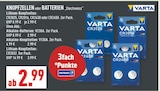 KNOPFZELLEN oder BATTERIEN "Electronics" Angebote von Varta bei Marktkauf Mülheim für 2,99 €